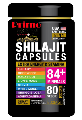 Shilajit powder capsules